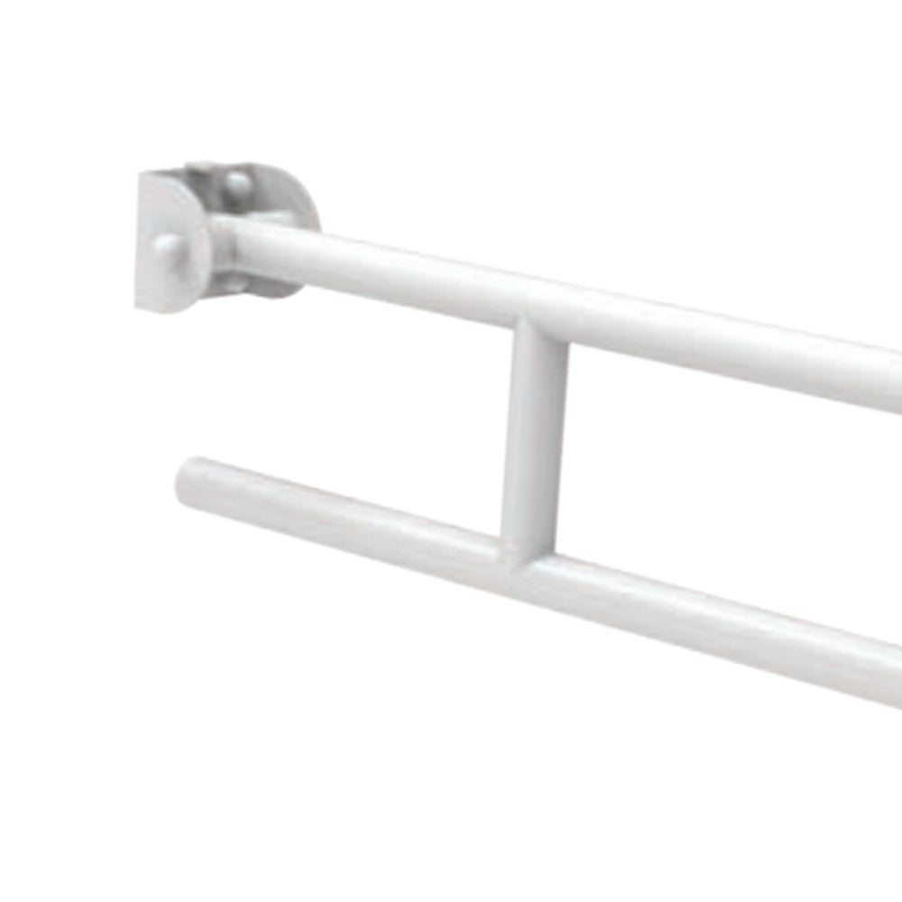 Barra maniglione ribaltabile con porta rotolo cm 80 nylon