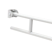 Barra maniglione ribaltabile con porta rotolo cm 80 nylon