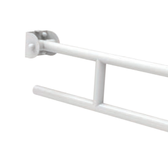 Barra maniglione ribaltabile con porta rotolo cm 80 nylon