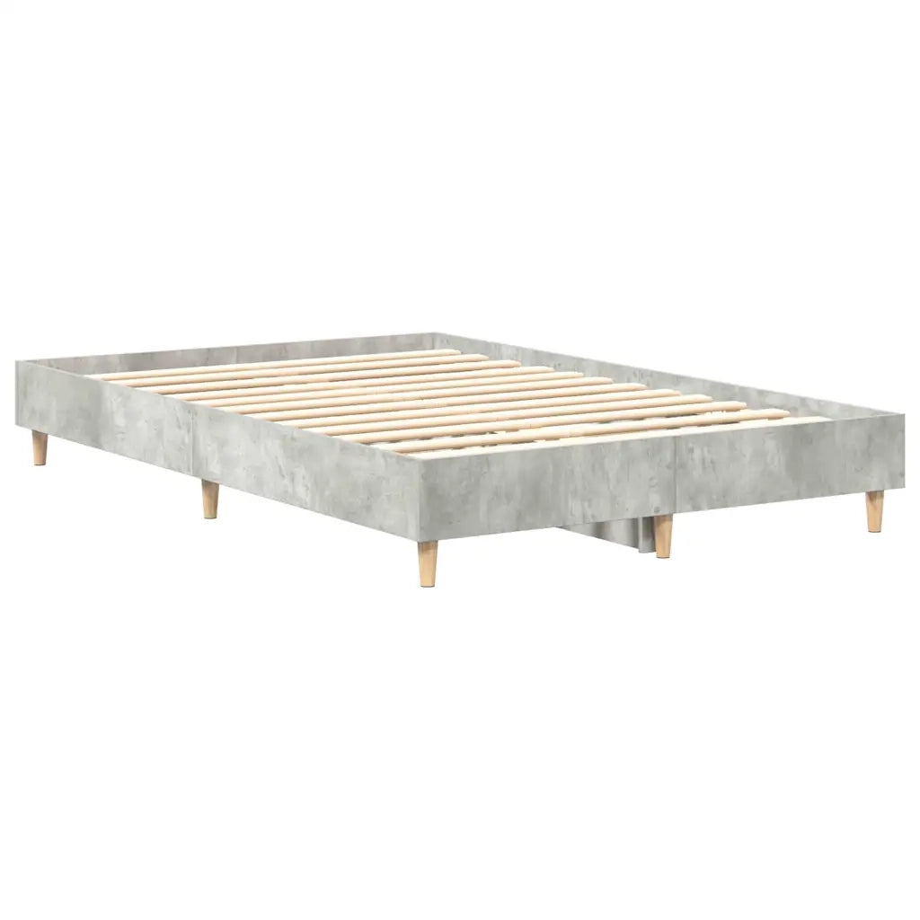 Struttura del letto Grigio cemento 193 x 123 x 25 cm 861078