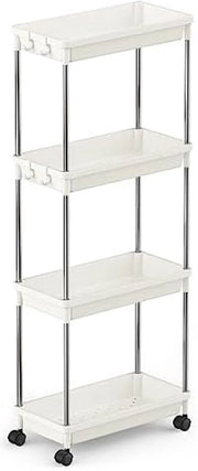 Opbergkar a Rulli - 3 Livelli - 11,8" Altezza per Livello - Kunststof PP Duraturo - 7,9" Larghezza - Installazione Facile