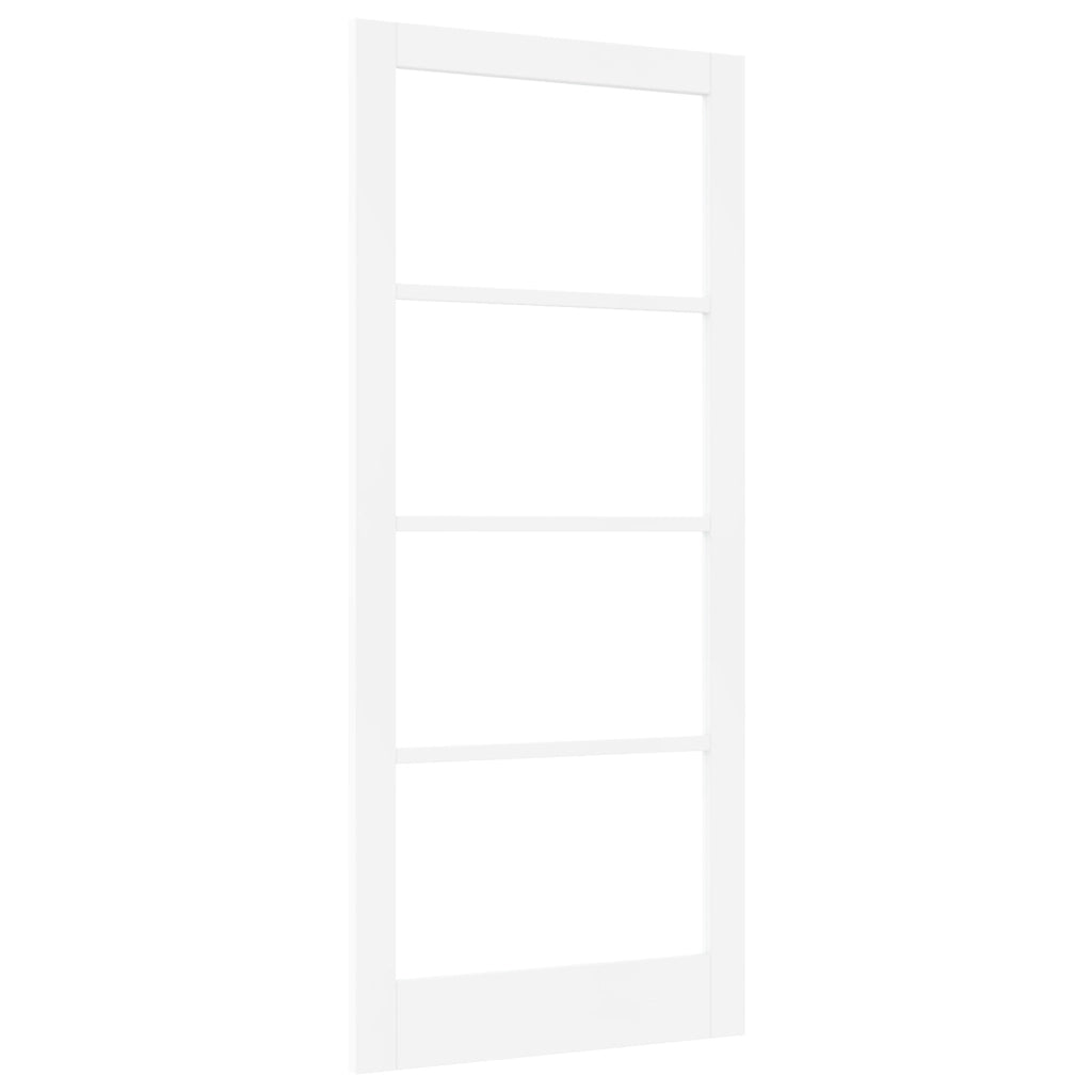 porta interna con vetro "ORKDAL" bianca 93x211x4 cm