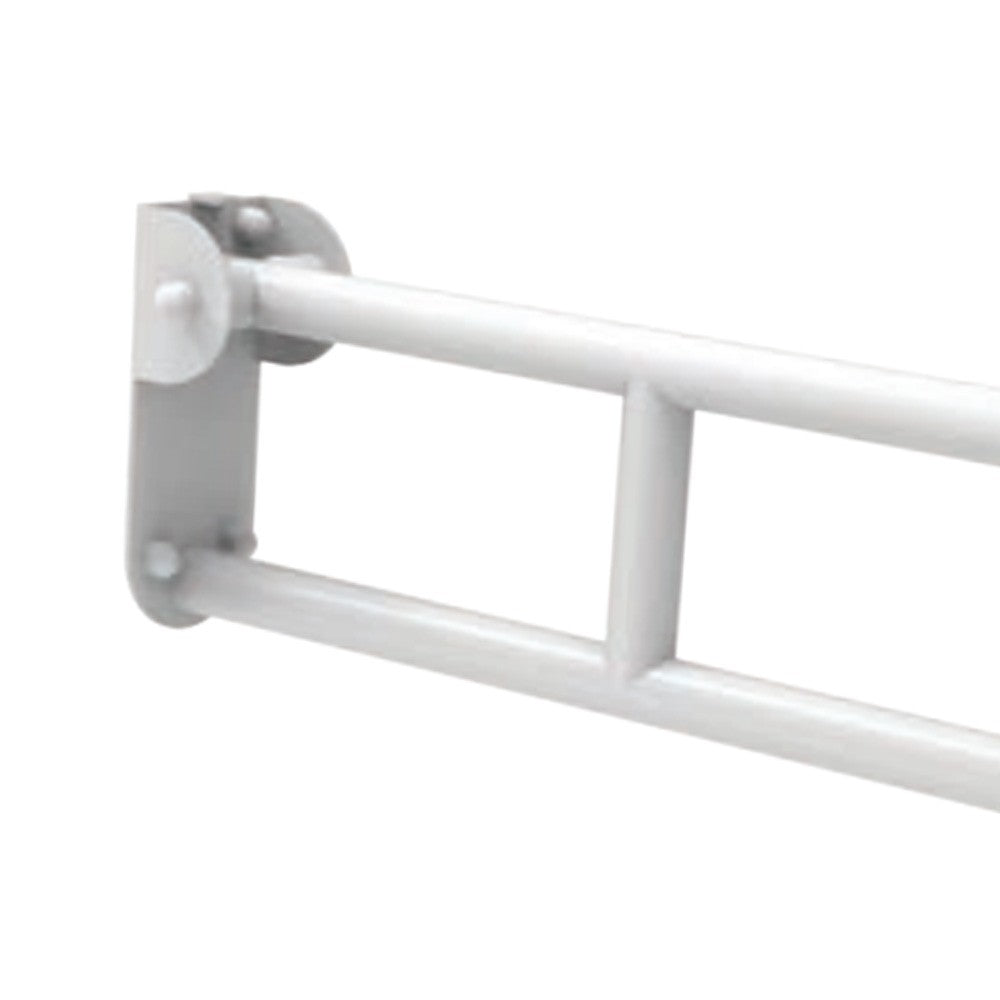 Barra maniglione ribaltabile cm 60 piastra con porta rotolo