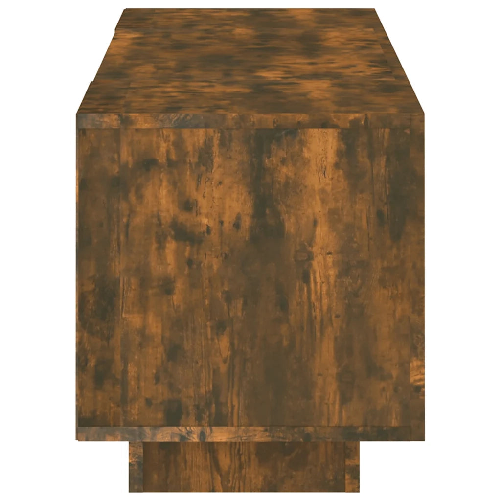 Mobile Porta TV con Luci LED Rovere Fumo 160x35x40 cm cod mxl 5850
