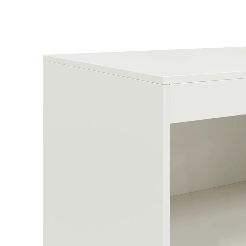 Credenza | Madia | Buffet da pranzo | Armadio da pranzo Bianca 67x39x107 cm in Acciaio