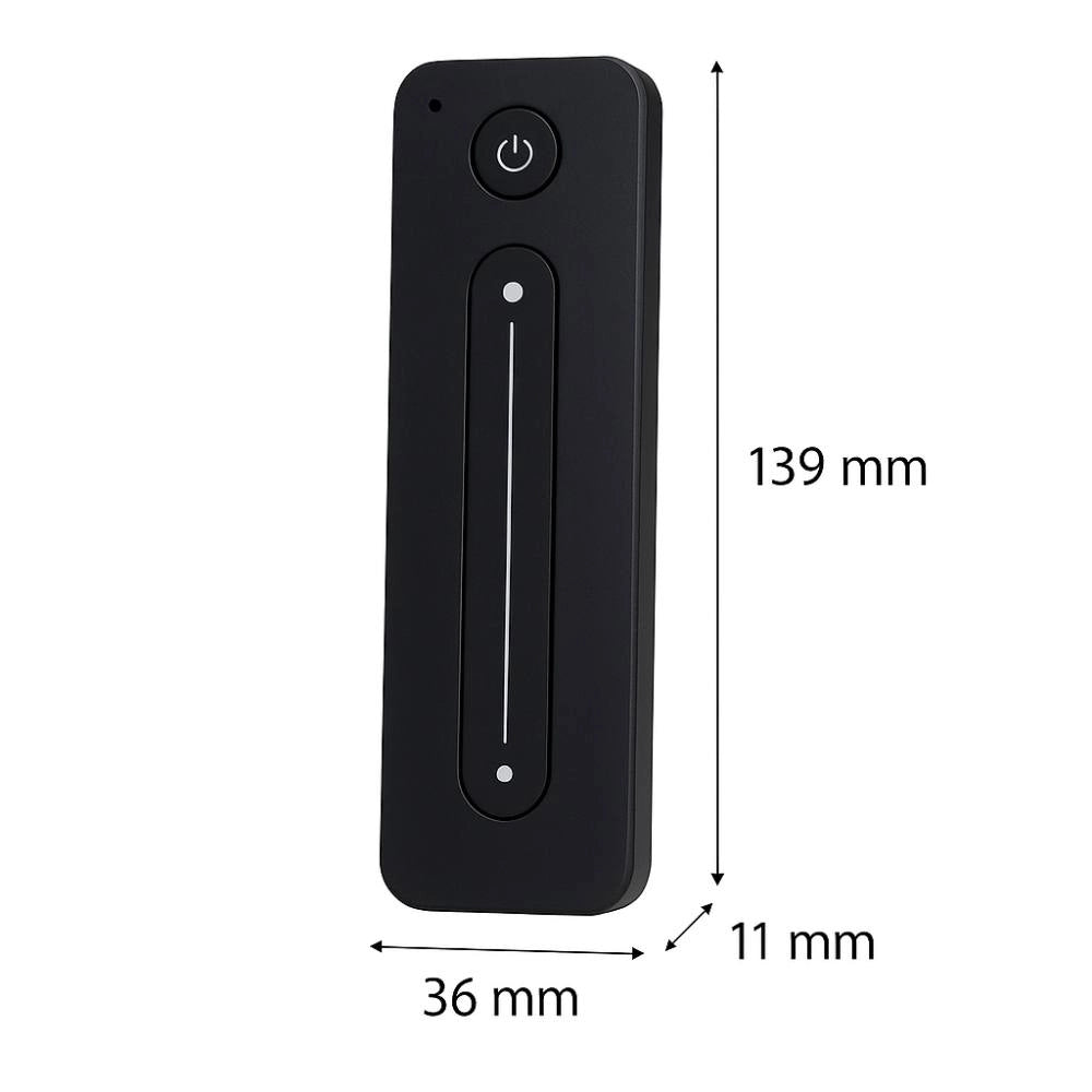 Optonica 6359 dimmer rf led da parete regolazione luminosità nera