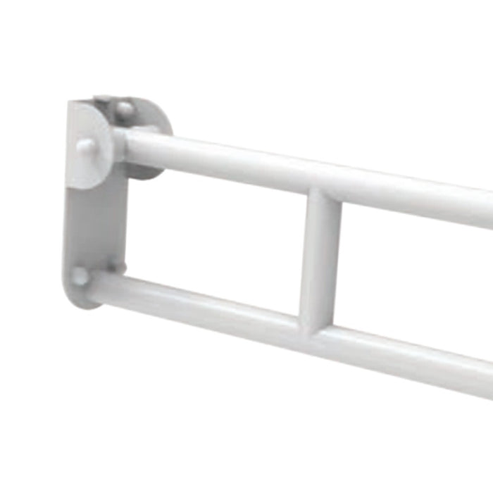 Barra maniglione cm 80 con porta rotolo e piastra rinforzata nylon