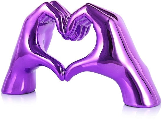 Decorazione Boho per la Sala con Scultura a Mano in Legno, Ideale per Tavolo, Mobili, Casa, Camera da Letto, Compleanno, Matrimonio, Decorazione per Tavola e Simbolo dell'Amore
