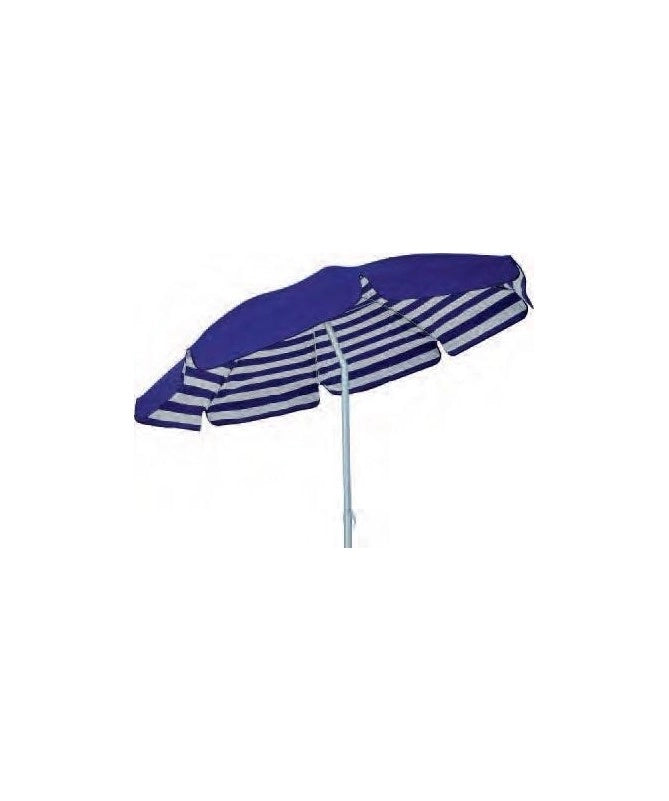 Ombrellone palo centrale Venezia bicolore Made in Italy - diametro 230 cm - bianco blu
