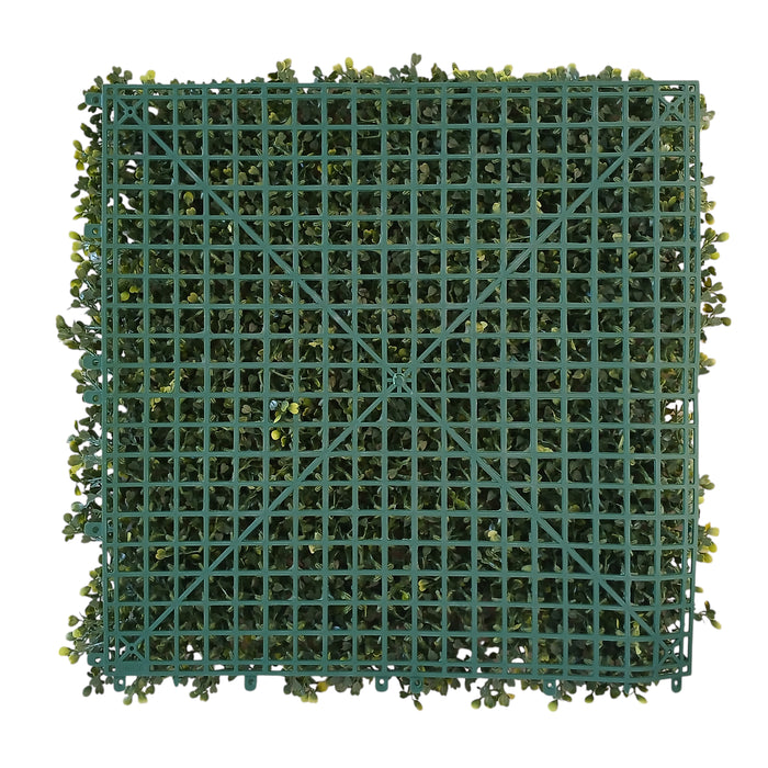 SIEPE ARTIFICIALE BOXWOOD 50X50CM VERDE FISSA
