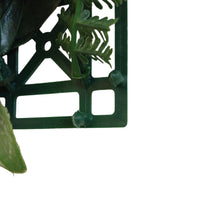 SIEPE ARTIFICIALE RED TROPIC 100X100CM VERDE FISSA