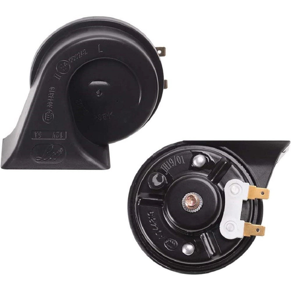 Trade Shop - Kit 2 Pz Doppio Tono Clacson Corno Di Segnalazione Universale Auto Camion Moto -