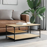 Tavolino da Salotto-Tavolino da soggiorno-Tavolo Rovere Sonoma 90x49x40 cm Legno Multistrato