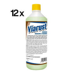 Viarust 12 Pezzi x 1 L, Disossidante Liquido Rimuovi Ruggine Ossidi Metallici | Kiter
