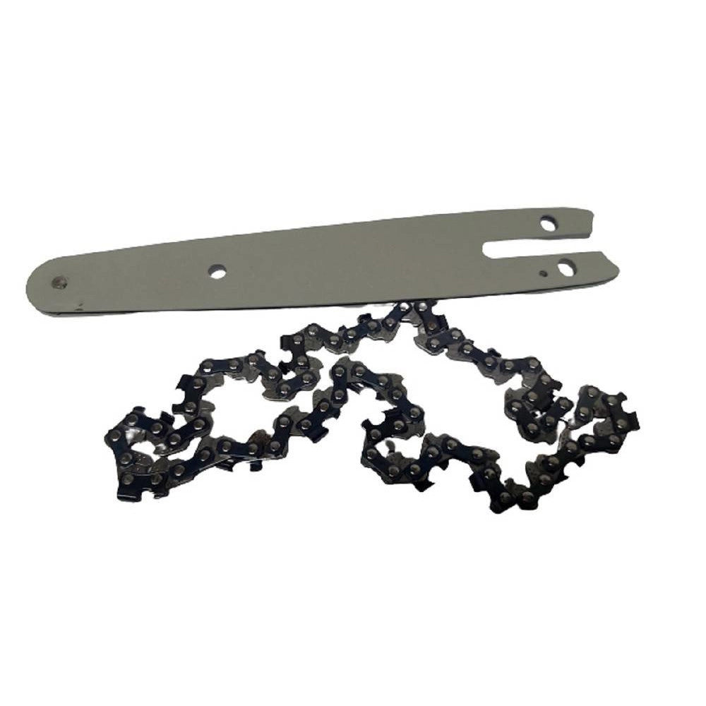 Trade Shop - Kit Barra + Catena 12" Ricambio Da 12 Pollici Per Mini Motosega A Batteria -