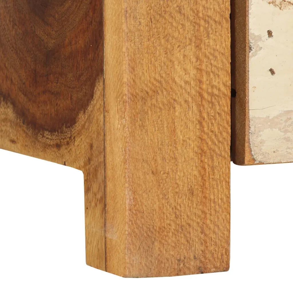 Mobile Porta TV 110x30x40 cm in Legno Massello di Recupero 338028