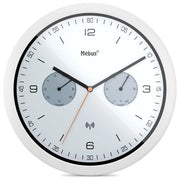 Mebus 52826 orologio da parete e da tavolo Rotondo Nero, Grigio, Bianco