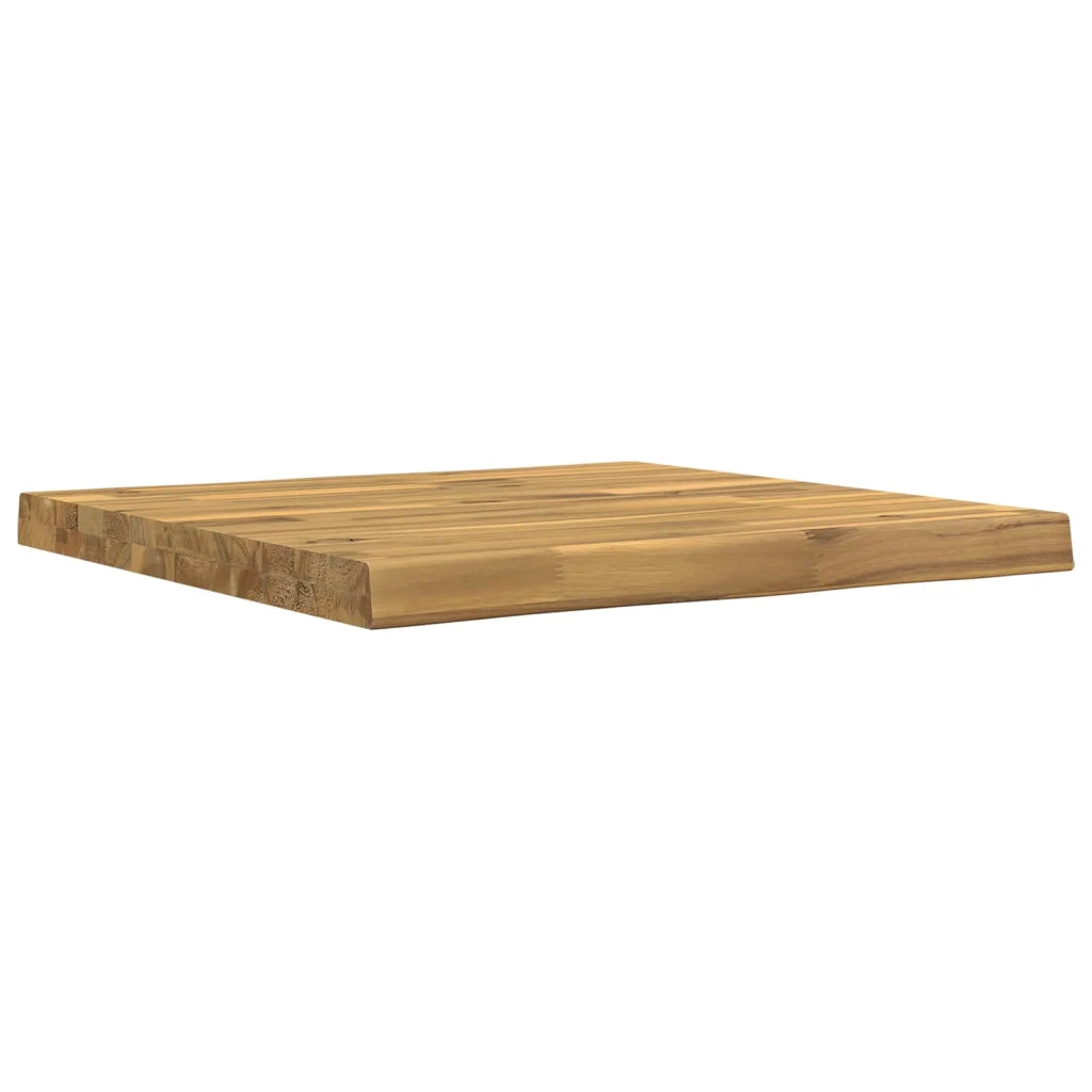 Piano del Tavolo Rettangolare 50 x 50 x 3,5 cm Quadrato Bianco 938589
