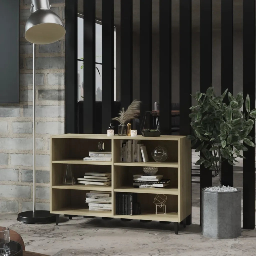 Credenza Rovere Sonoma 103,5x35x70 cm in Truciolato cod mxl 23016