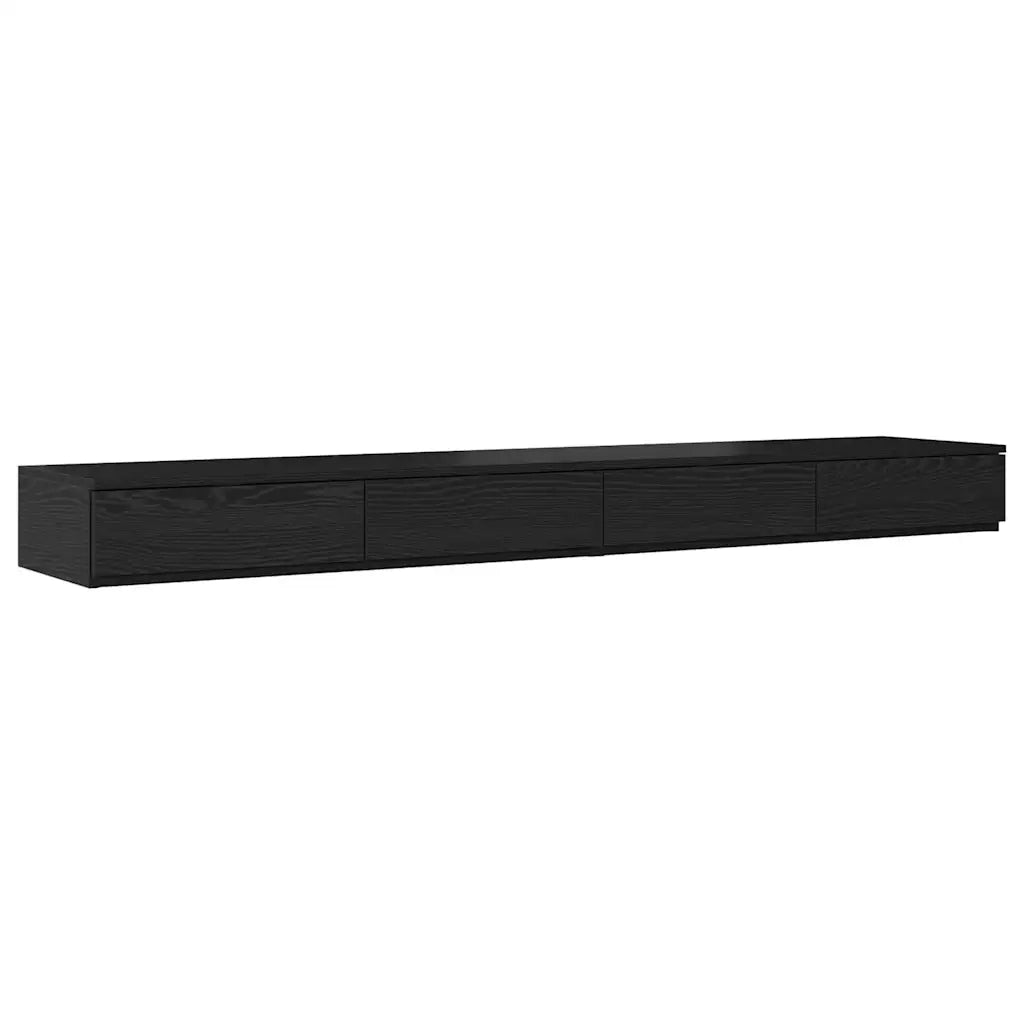 Cassetti per letto Rovere Nero 200 x 36,5 x 16,5 cm