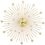 Orologio da Parete in Metallo 70 cm Dorato CFW9761628