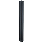 Radiatore Tradizionale 4 Colonne Verticale Riscaldamento Antracite 1800x200 mm