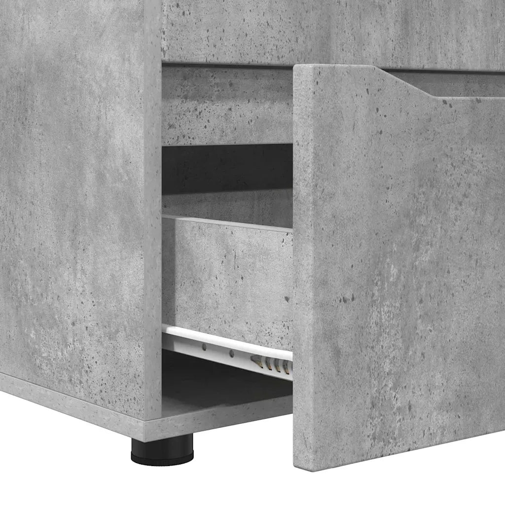 Armadio Grigio cemento 40 x 48 x 57 cm Legno multistrato