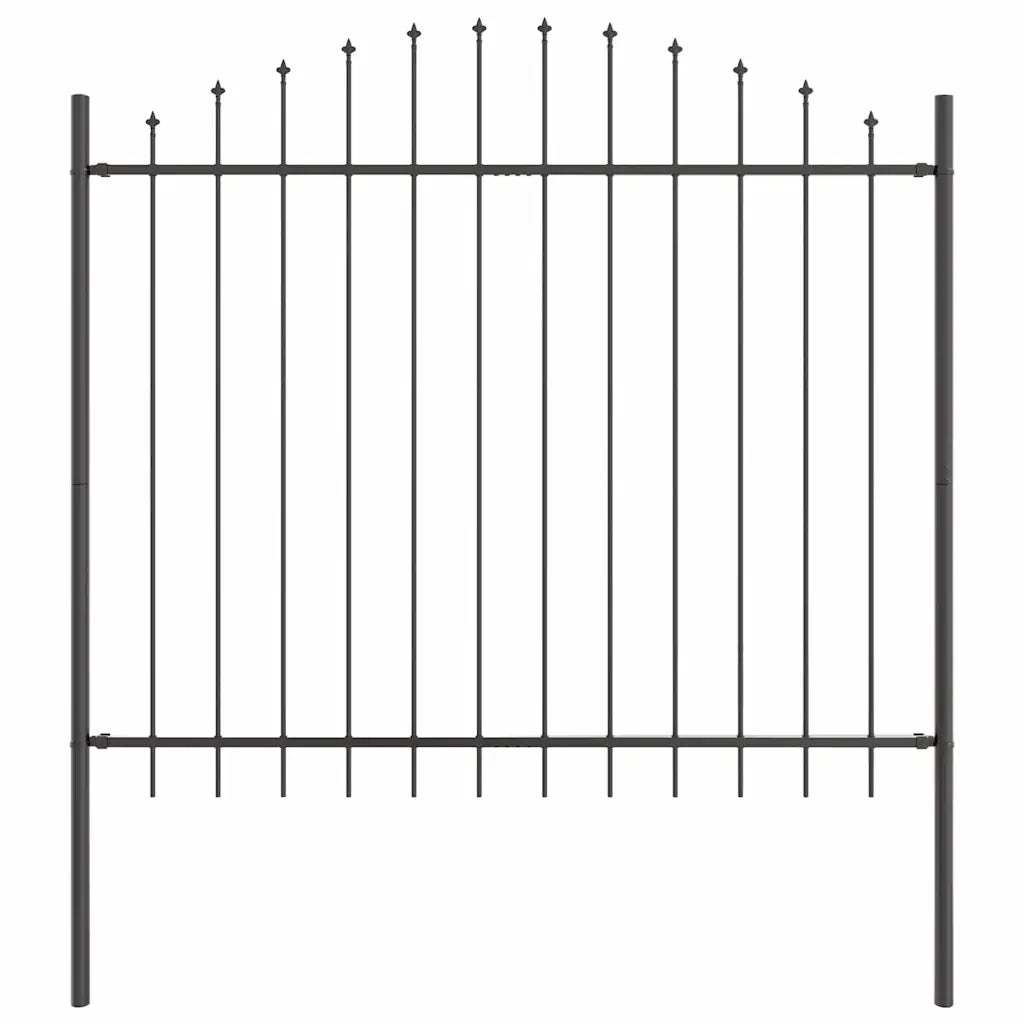 Recinzione per Giardino 7 pcs Grigio 170 x 165 cm