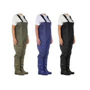 Trade Shop - Scafandro Da Pesca Stivali Coscia Tuta Waders Caccia Agricoltura Impermeabile -    43