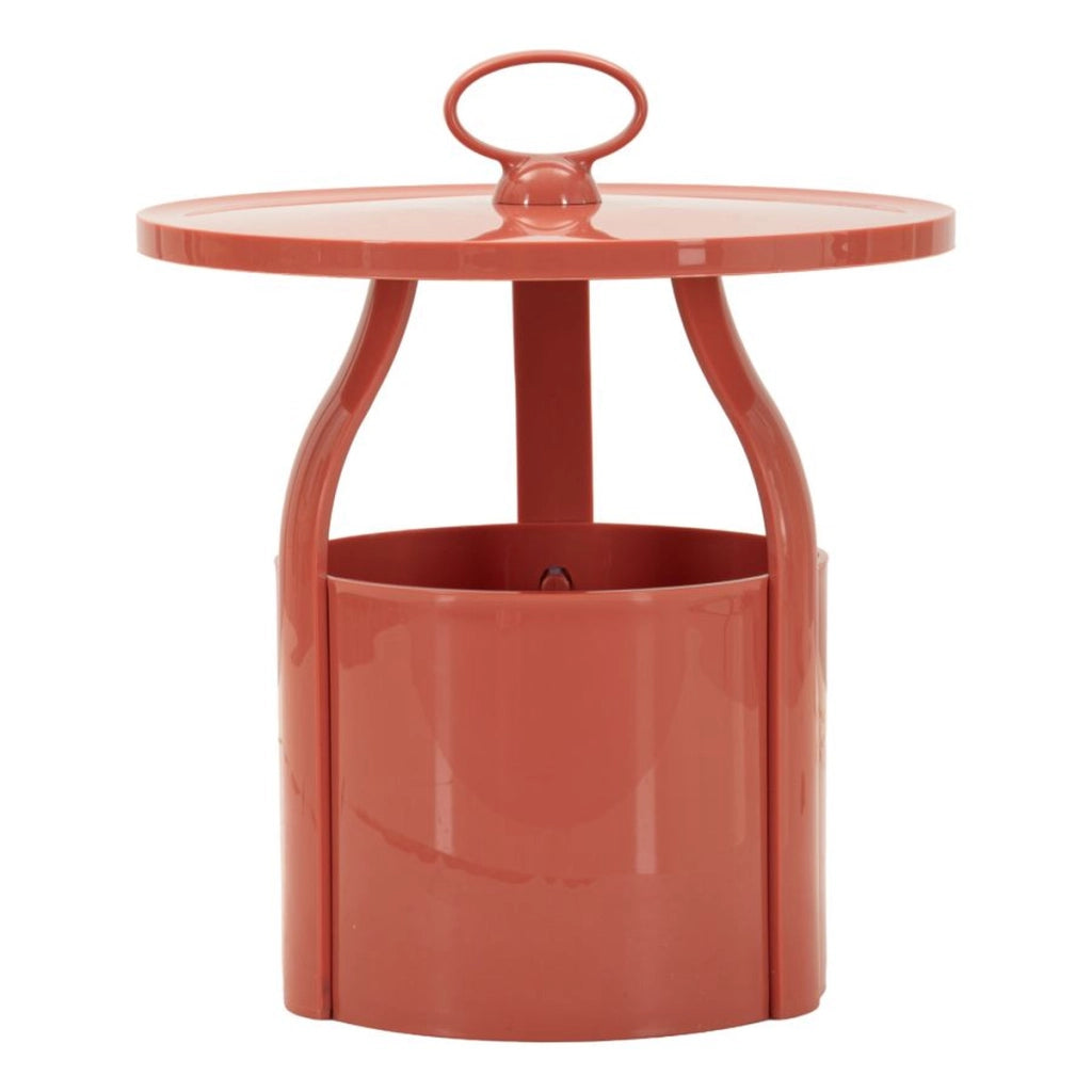 Tavolino VKH1095, Rosso, Plastica, 44x44x43 cm