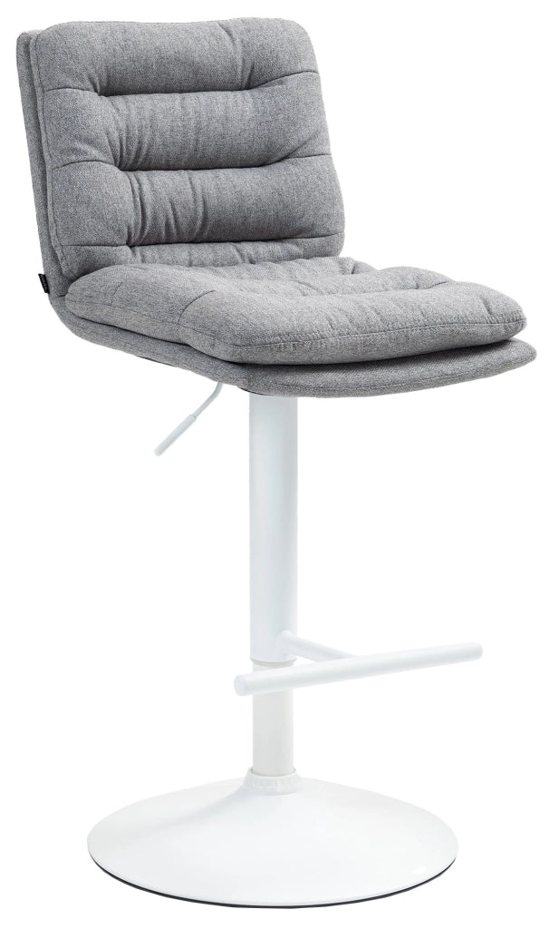 Barhocker Damar Stoff weiЯ