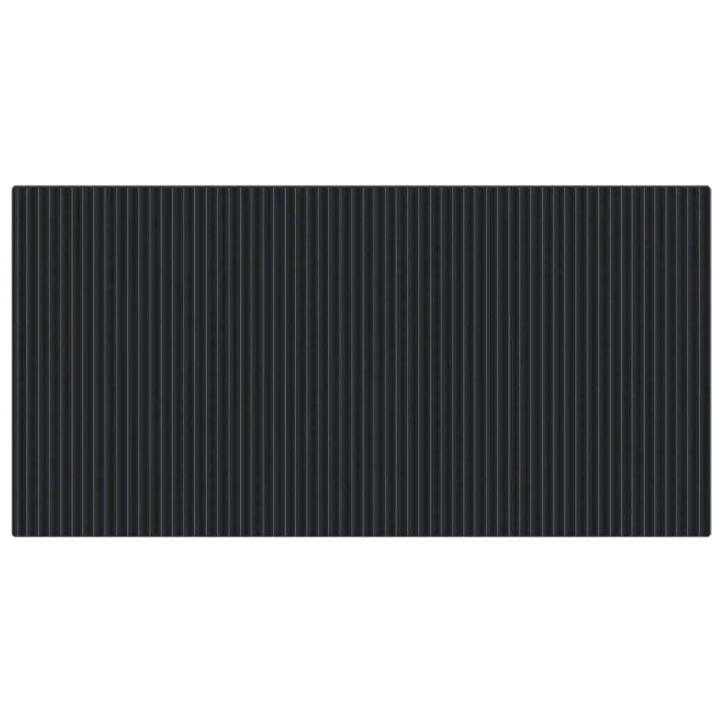 Testiera da Muro ARNHEM Nero Legno ingegnerizzato 896756