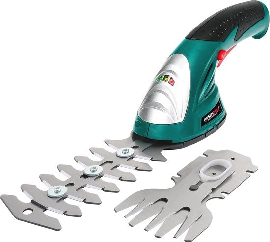 Trimmer 2 in 1 con falce e spazzola per erba - Trimmer a batteria lithium-ion con batteria integrata