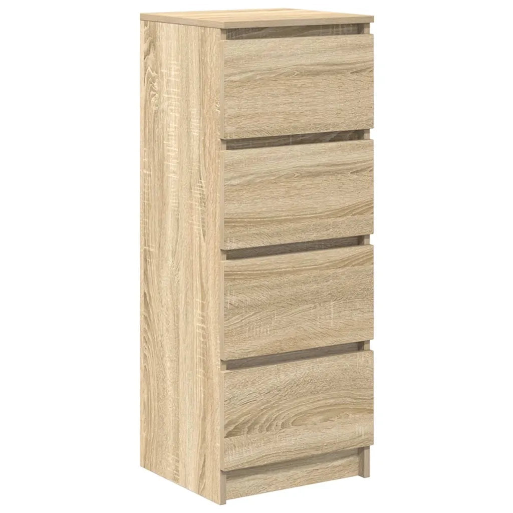 vidaXL Credenza Rovere Sonoma 37,5x35x99 cm in Legno Multistrato