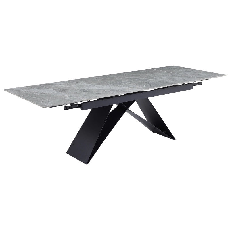 Tavolo Allungabile Darren (40+160+40)*90*77 Grigio Chiaro