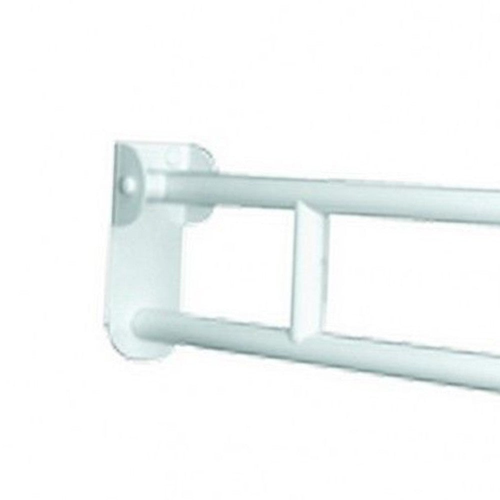 Barra maniglione ribaltabile cm.83 con piastra lunga nylon