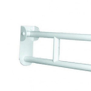 Barra maniglione ribaltabile cm.83 con piastra lunga nylon