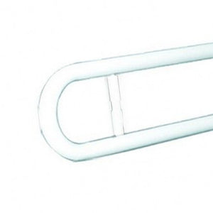 Barra maniglione ribaltabile cm 83 con porta rotolo e piastra lunga nylon