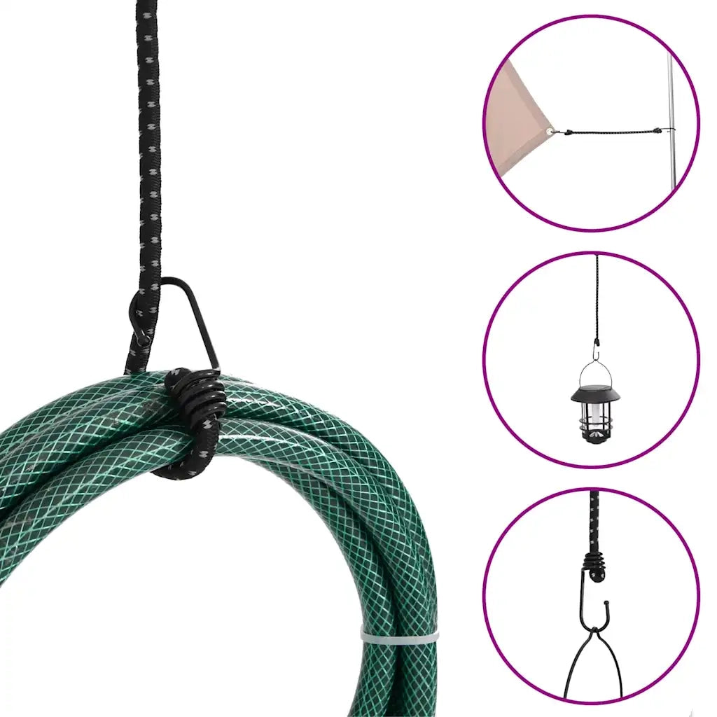 Corde Elastiche con Strisce Riflettenti e Ganci 25 pz 88 cm CFW1761994