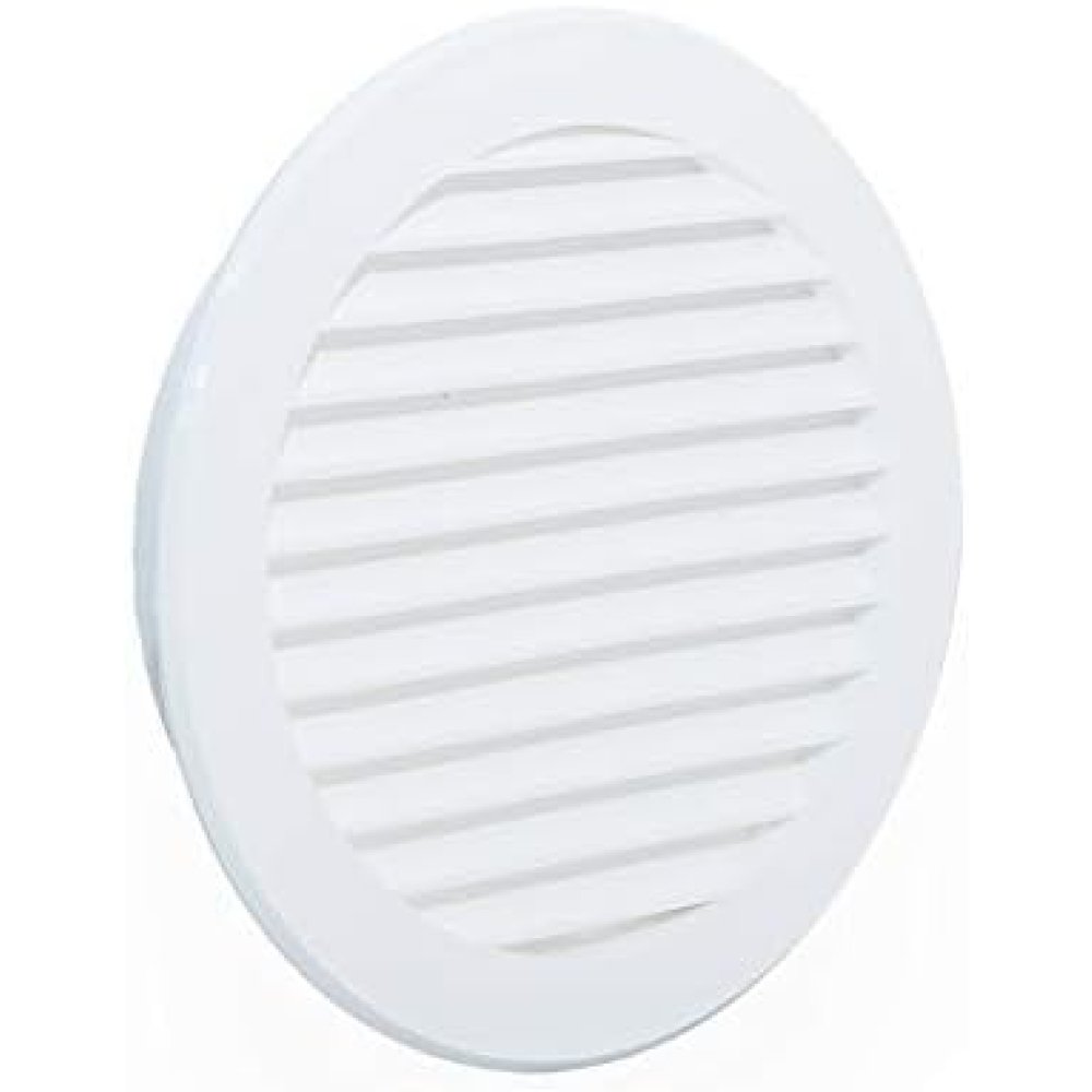 Griglia di ventilazione rotonda, in plastica, protezione contro