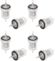 Filtro a carbone per diesel 8 pezzi - filtro sostitutivo per Webasto/Eberspacher - protezione del sistema di combustibile - materiale robusto - lunga durata - filtro diesel