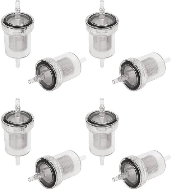 Filtro a carbone per diesel 8 pezzi - filtro sostitutivo per Webasto/Eberspacher - protezione del sistema di combustibile - materiale robusto - lunga durata - filtro diesel