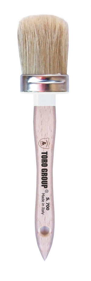 ovalino setola bionda m/co legno s.700 n.16 cod:ferx.2660