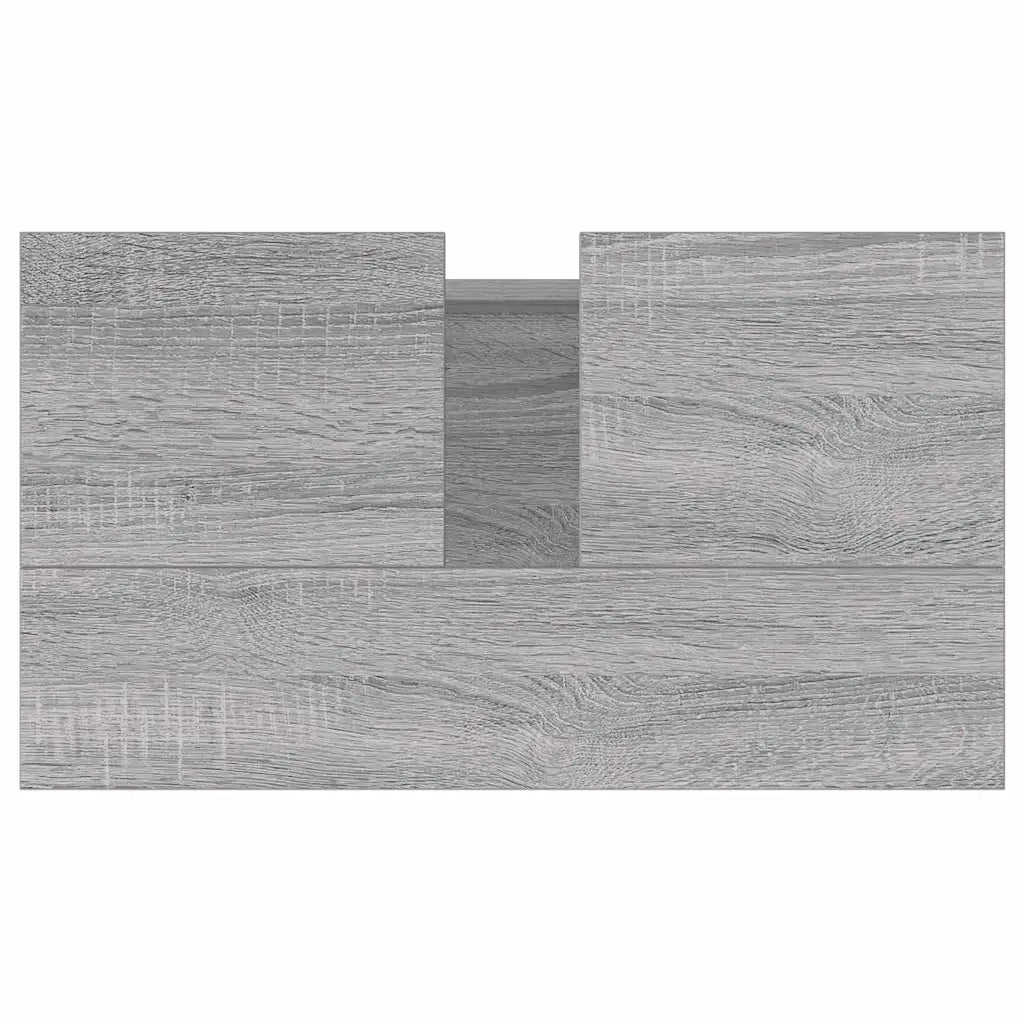 Mobile da Bagno | Armadio da bagno Grigio Sonoma 58x33x60 cm in Legno Multistrato