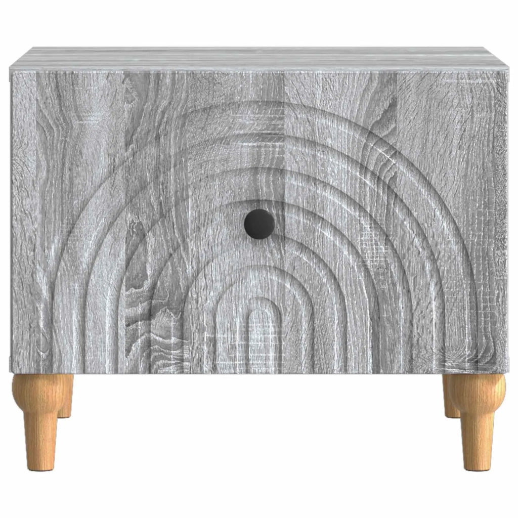 Tavolino da salotto con cassetto Grigio Sonoma 49 x 50 x 40 cm