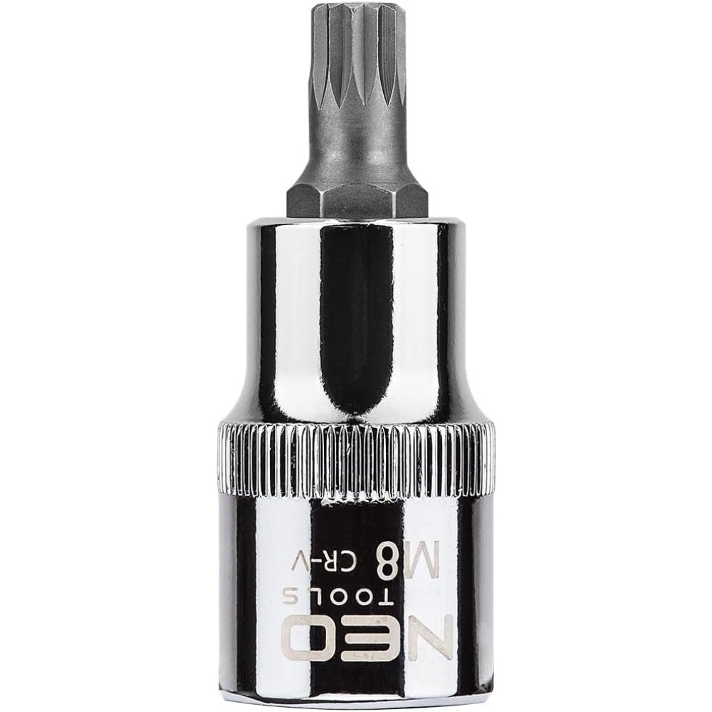 Topex 08-732 inserto spline su b bussola 1/2 m8 x 55 mm accia ds