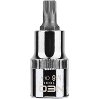 Topex 08-732 inserto spline su b bussola 1/2 m8 x 55 mm accia ds