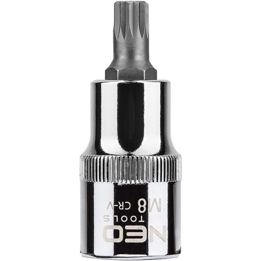 Topex 08-732 inserto spline su b bussola 1/2 m8 x 55 mm accia ds