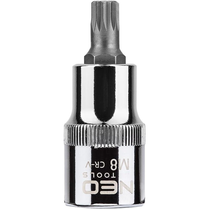 Topex 08-732 inserto spline su b bussola 1/2 m8 x 55 mm accia ds