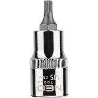 Topex 08-730 inserto spline su b bussola 1/2 m5 x 55 mm accia ds